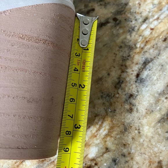 Oasis Society Tall Vegan Leather Cream Colored California boots. Size 6 - Picture 4 of 8